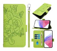 EasyShow Étui pour Cubot A10 Portefeuille Étui, Rétro 3D Pattern Design Coque PU Cuir Flip Housse Cover Case Wallet Coque pour Cubot A10-Vert