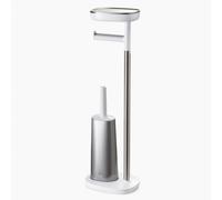 EasyStore™ Porte-papier toilette autoportant avec brosse de toilette Flex Steel, Acier inoxydable