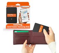 easyTag Card Tracker (Uniquement pour Samsung) - Suivi Global Instantané Traqueur Android Slim pour Portefeuilles, Sacs, Valises et Bagages. Compatible avec l'Application Samsung SmartThings