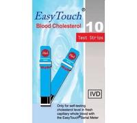 Easytouch Boîte De 10 Bandelettes De Test Du Cholestérol Dans Le Sang - Notice D'utilisation En Anglais