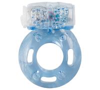 Anneau pénien vibrant avec stimulateur clitoridien