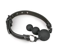EasyToys Bâillon à Boule avec Perles en Silicone - Ball Gag - bdsmerotica