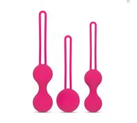 Easytoys - boules de geisha - set 3 pièces - rose