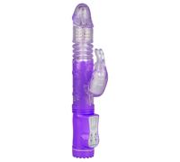 EasyToys Bunny - vibromasseur pousseur rotatif (violet)