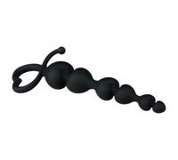 EasyToys - dildo anal perlé - silicone noir