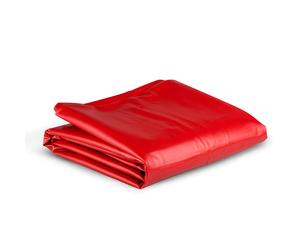 Easytoys - drap imperméable effet laqué - 180x230 cm - rouge