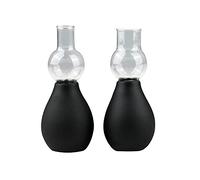 EasyToys Ensemble de Ventouses pour Mamelons de Noir