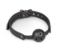 Easytoys Fetish - Ball gag met PVC bal - zwart