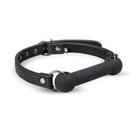EasyToys - Bâillon avec mors en silicone - Noir