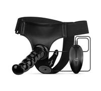 Easytoys Fetish - Ensemble Strap-On Vibrant - Noir