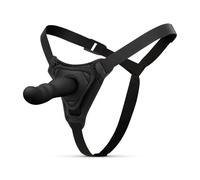 Easytoys Fetish - Gode ceinture harnais en silicone - Noir