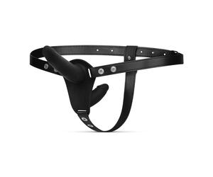 Easytoys Fetish - Godemichet Double-Face avec Harnais - Noir