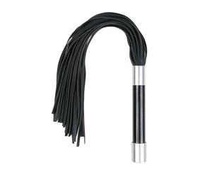 Easytoys Fetish - Martinet long avec poignée en métal