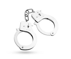 Easytoys Fetish - Poignets en métal - argent