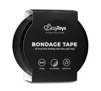 Easytoys Fetish - Rouleau adhésif de bondage en noir - 20m