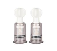 EasyToys Pompes à tétons Twist Suckers – Petite taille – Lot de 2 – Transparent