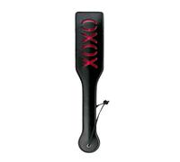 Easytoys Fetish - Tapette à fessée noir en cuir - XOXO