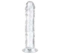 EasyToys - gode ceinture sans harnais - 16 cm - transparent