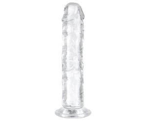 EasyToys - gode ceinture sans harnais - 16 cm - transparent