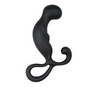 EasyToys Gode de prostate courbé 9 x 3,2 cm Noir