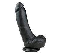 EasyToys - Godemichet noir réaliste - 20 cm