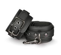 Easytoys - menottes en similicuir - noir