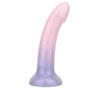 EasyToys Mermaid - dildo pailleté - 19cm (rose)