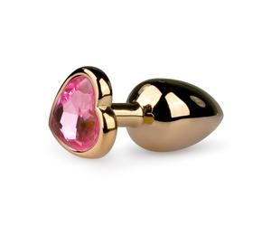Easytoys Metal No.3 - plug anal - or/rose (2,5cm)