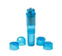 Easytoys - mini vibromasseur set - 5 accessoires - bleu