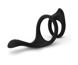 EasyToys Pleasure black Anneau pénien 9,4 cm