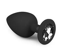 EasyToys - Plug à diamant taille L - Noir