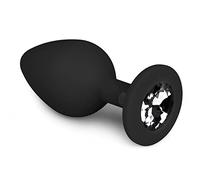 EasyToys - Plug à diamant taille M - Noir