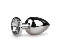 EasyToys - Plug anal métallique avec diamant - 9,5 cm