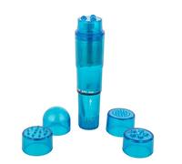 EasyToys – Mini vibromasseur Pocket Rocket – 5 accessoires – Bleu
