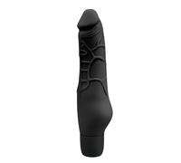 Easytoys Power Vibe - Vibromasseur classique en silicone (noir)