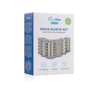 Easytoys - Set de gaines pénis - silicone gris - 6 pièces