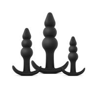 Easytoys - Trio de Plugs Anaux - Noir