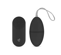 Œuf vibrant avec télécommande Easytoys - Noir