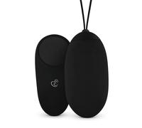 EasyToys Vibrating Egg With Remote Control Oeuf Vibrant Black 17 cm