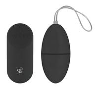 Easytoys - œuf vibrant télécommandé 7 modes - noir