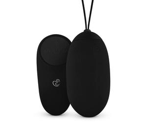 EasyToys Vibrating Egg With Remote Control Oeuf Vibrant Black 17 cm