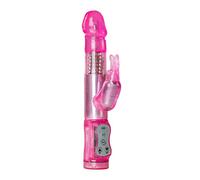 EasyToys - Vibro rabbit avec billes rotatives - Rose