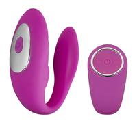 Easytoys - vibromasseur pour couple télécommande étanche - rose