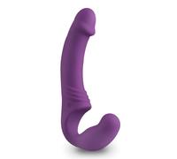 Easytoys - Vibromasseur rechargeable et violet sans harnais