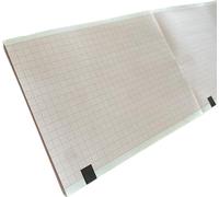 EasyTrace ® Lot de 20 paquets de papier thème pour ECG FUKUDA OP-222TE. ECG FX-7202, FX-8200 et EDAN SE601 - Format paquets : 110 mm x 140 mm x 142 feux [FUD110140P]