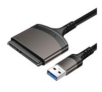 EasyULT Adaptateur USB 3.0 vers SATA, Adaptateur Disque Durs pour 2,5 Pouces SSD HDD, Super Speed 5 Gbps Disque Convertisseur Cable Adapter Compatible avec Windows, MacOS, ChromeOS, Linux