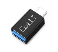 EasyULT Adaptateur USB C vers USB 3.0, OTG Adaptateur USB-C Mâle vers USB 3.0 Femelle Compatible avec iPhone 15 Pro Max, Samsung Galaxy S23, MacBook Pro, Huawei et Autres avec USB C (Noir)