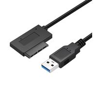 EasyULT Câble adaptateur USB 3.0 vers SATA 7 + 6 Câble de lecteur 13 broches pour ordinateur portable CD DVD Rom Lecteur optique