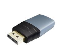 EasyULT Displayport vers Hdmi Adaptateur, 4K 60Hz Convertisseur DP Mâle vers HDMI Femelle, Compatible avec Laptop HDTV Moniteur Projecteur(Gris)