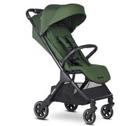 Easywalker Poussette Jackey² 0-22 kg, Léger, Pliage automatique, Habillage pluie inclus, Compatible avec les sièges auto - Vert profond